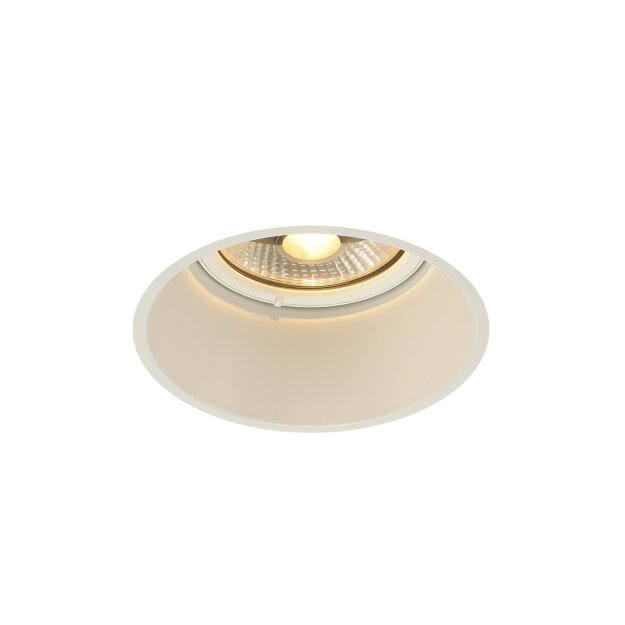 SLV 113171 LED-Deckeneinbaustrahler HORN-T QPAR111 weiss GU10 max. 50W