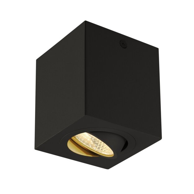 SLV 113940 LED-Deckenleuchte TRILEDO SQUARE CL schwarz 38° 6W 3000K