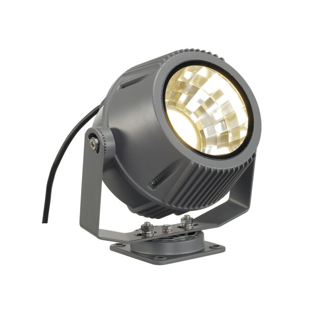 SLV 231072 LED-Strahler FLAC BEAM steingrau 3000lm IP65 3000K