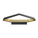 SLV 151740 LED-Wandleuchte BIG CARISO 2 schwarz/messing...