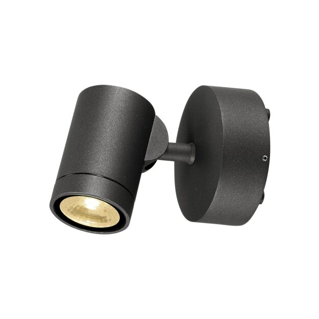 SLV 233245 LED-Wandleuchte GUNNSY WALL sandy anthracithe 8W 3000K