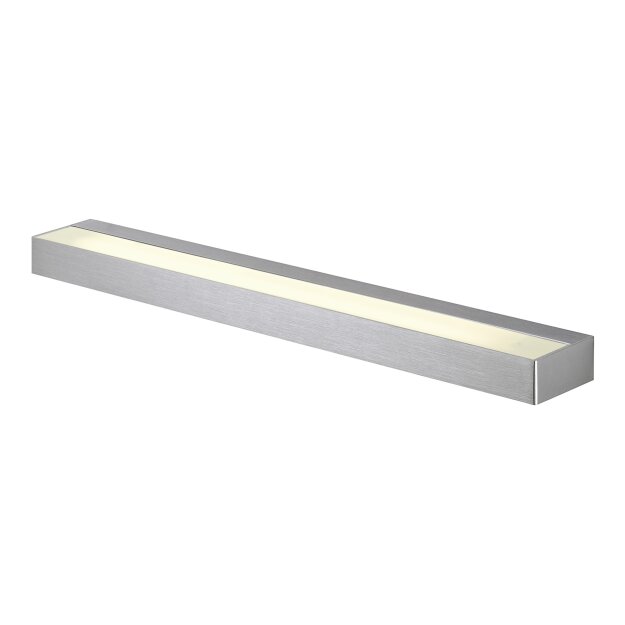 SLV 151786 LED-Wandleuchte SEDO 14 eckig alu-brushed Glas satiniert