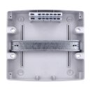 Voxura Aufputz Feuchtraum Verteiler 1-reihig IP65 8 Module