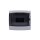 Voxura Aufputz Feuchtraum Verteiler 1-reihig IP65 8 Module, Tür transparent