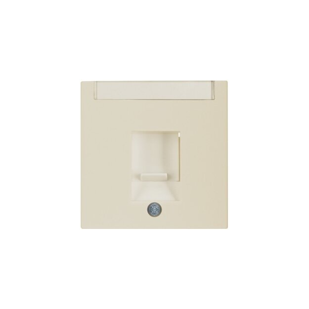 Berker 11708982 Zentralstück 1-fach mit Staubschutzschieber S.1/B.3/B.7 Weiß glänzend