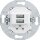 Berker 260219 USB Ladesteckdose 230V 2-fach 3.0A runder Tragring Polarweiß matt