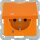 Berker 41516024 Steckdose SCHUKO Aufdruck BSV Klappdeckel beleuchtet Q.x Orange