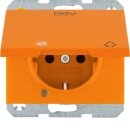 Berker 41517124 Steckdose SCHUKO Aufdruck BSV Klappdeckel...