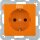 Berker 47236017 Steckdose SCHUKO Aufdruck BSV erhöhter Berührungsschutz Q.x samt Orange