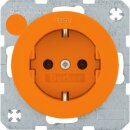 Berker 47432017 Steckdose SCHUKO Aufdruck BSV R.x Orange