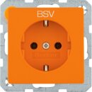 Berker 47436017 Steckdose SCHUKO Aufdruck BSV Q.x Orange...