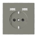 Merten MEG2366-6050 Schuko Steckdose mit USB...