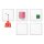 Jung NRSLS0834-2WW Notrufset (Thermoplast bruchsicher) Alpinweiß Serie LS