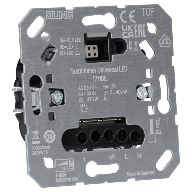 Jung 1711DE Tastdimmer Universal LED