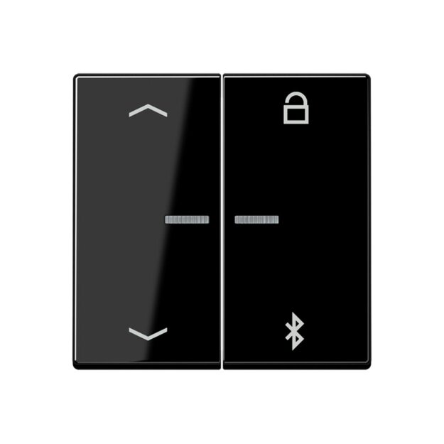 Jung A1751BFPBTSW Timer Universal Bluetooth - Pfeile (Thermoplast bruchsicher) Schwarz Serie A