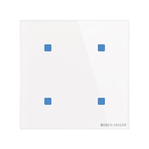 Busch-Jaeger TB/U4.4.11-CG Touch-Bedienelement, 4-fach Standard Gerät 2CKA006300A1561