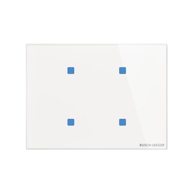 Busch-Jaeger TB/U4.8.11-CG Touch-Bedienelement, 4-fach Standard Gerät 2CKA006300A1626
