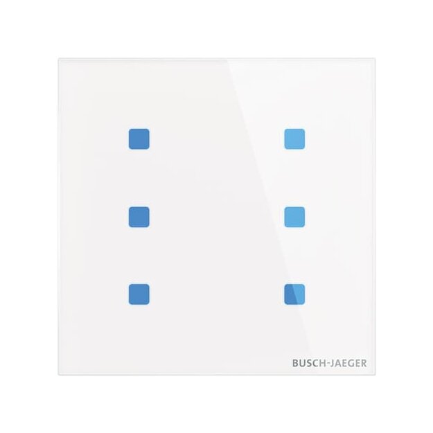 Busch-Jaeger TB/U6.5.11-CG Touch-Bedienelement, 6-fach Standard Gerät 2CKA006300A1605