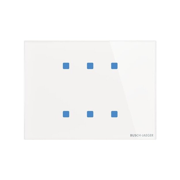 Busch-Jaeger TB/U6.8.11-CG Touch-Bedienelement, 6-fach Standard Gerät 2CKA006300A1627