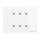 Busch-Jaeger TB/U6.8.11-CG Touch-Bedienelement, 6-fach Standard Gerät 2CKA006300A1627