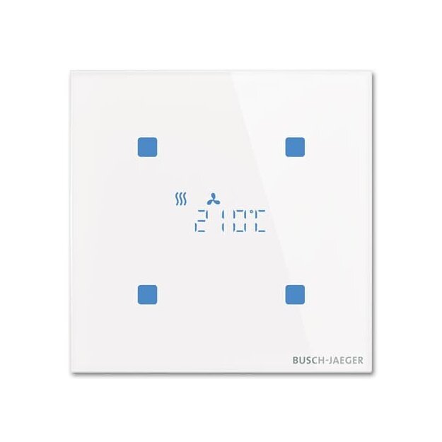 Busch-Jaeger TR/U.1.11-CG Touch-Raumtemperaturegler Konfigurierbares Gerät 2CKA006300A1567