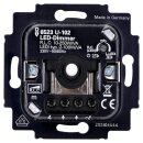 Busch-Jaeger Set: 2115-212 Drehdimmer + 6523 U-102 Dimm-Einsatz + 2511-212 Rahmen Weiß Duro 2000 SI
