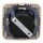 Busch-Jaeger Set: 2115-212 Drehdimmer + 6523 U-102 Dimm-Einsatz + 2511-212 Rahmen Weiß Duro 2000 SI