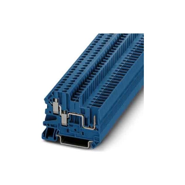 Phoenix Contact Schraubklemme steckbar UT 2,5-TWIN/1P BU