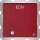 Berker 41516015 Steckdose Schuko mit Klappdeckel erhöhtem Berührungsschutz und LED Q.x rot matt