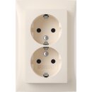 Berker 47598982 Doppelsteckdose SCHUKO Abdeckpl....