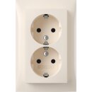 Berker 47748982 Doppelsteckdose SCHUKO mit Abdeckplatte...