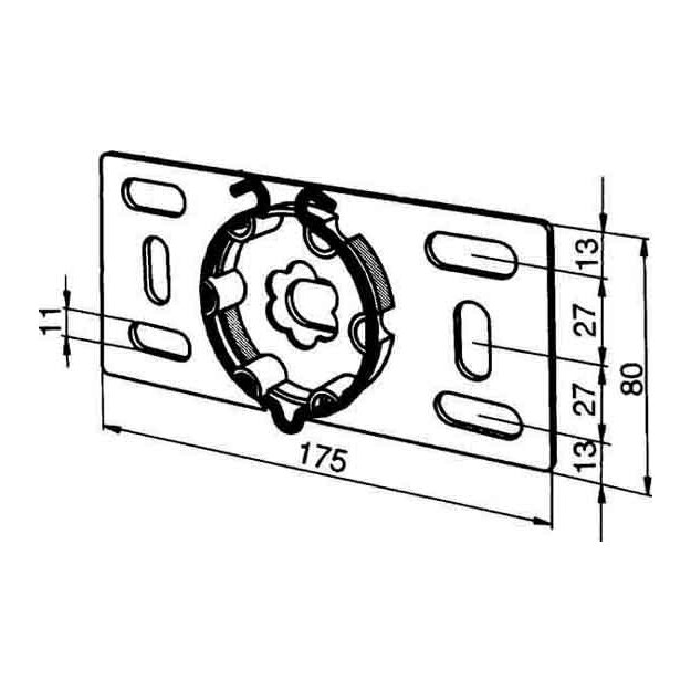 Somfy Antriebslager 9763602 (1er)