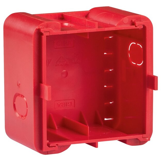 Berker 18720010 Einbaudose 1-fach für UP-Montage R.8 Rot