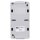 Jung 675W SCHUKO® Aufputz Steckdose mit Serienschalter Serie WG