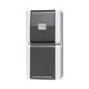 Jung 871W SCHUKO® Aufputz Steckdose mit Taster