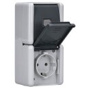 Jung 871W SCHUKO® Aufputz Steckdose mit Taster