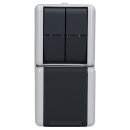 Jung 875W SCHUKO® Aufputz Steckdose mit Serienschalter