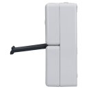 Jung 875W SCHUKO® Aufputz Steckdose mit Serienschalter