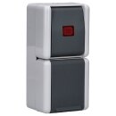 Jung 876KOW SCHUKO® Aufputz Steckdose mit Kontrollschalter