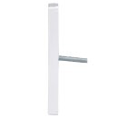 Jung A561-4SAT1WW Abdeckung f. SAT-TV-Steckdose Hirschmann (Thermoplast bruchsicher) Alpinweiß Serie A