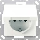Jung AS520BFKIKLWW SCHUKO-Steckdose m. Klappdeckel...