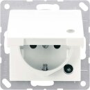 Jung AS520BFKOKLWW SCHUKO-Steckdose m. Klappdeckel...