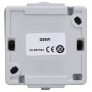 Jung 639W Doppel-Taster 10 AX 250 V ~ Serie WG Aufputz