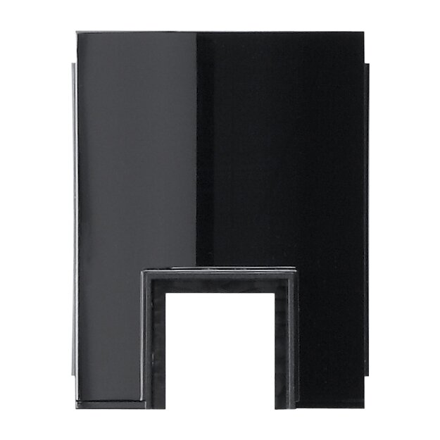 Gira 0008055 Adapter Leitungseinführung 1-fach Kanal 15 x 15 mm Gira Studio Schwarz