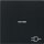Gira 0209005 Wippe Kontrollfunktion + Symbol Steckdose System 55 Schwarz matt