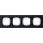 Gira 0214095 Abdeckrahmen 4-fach flach Gira E2 Schwarz matt