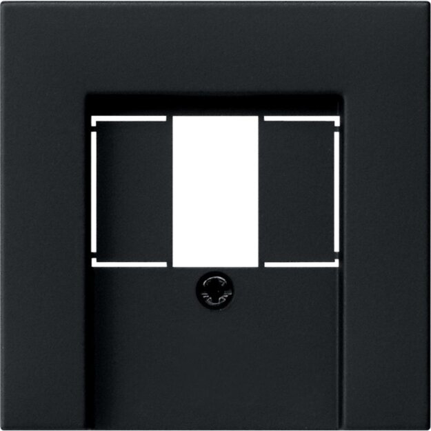 Gira 0276005 Abdeckung TAE USB System 55 Schwarz matt