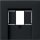 Gira 0276005 Abdeckung TAE USB System 55 Schwarz matt