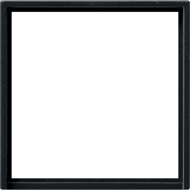 Gira 0282005 Adapterrahmen quadr. 50 x 50 mm System 55 Schwarz matt
