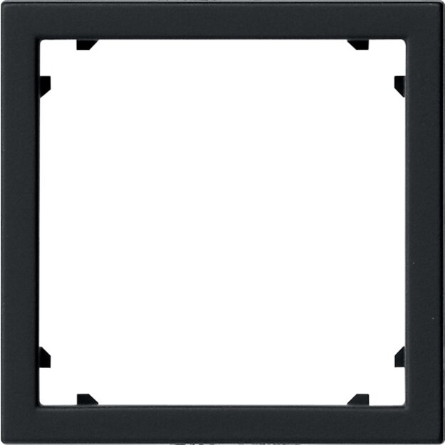 Gira 0283005 Adapterrahmen quadr. 45 x 45 mm System 55 Schwarz matt